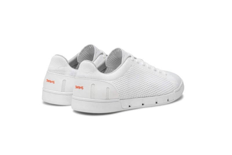 SWIMS Shoes Sneakers for Mens, Breeze Tennis Knit Sneaker, All Day Comfortable Sole, Athletic Lightweight Tennis Shoe (White,7) - Image 3